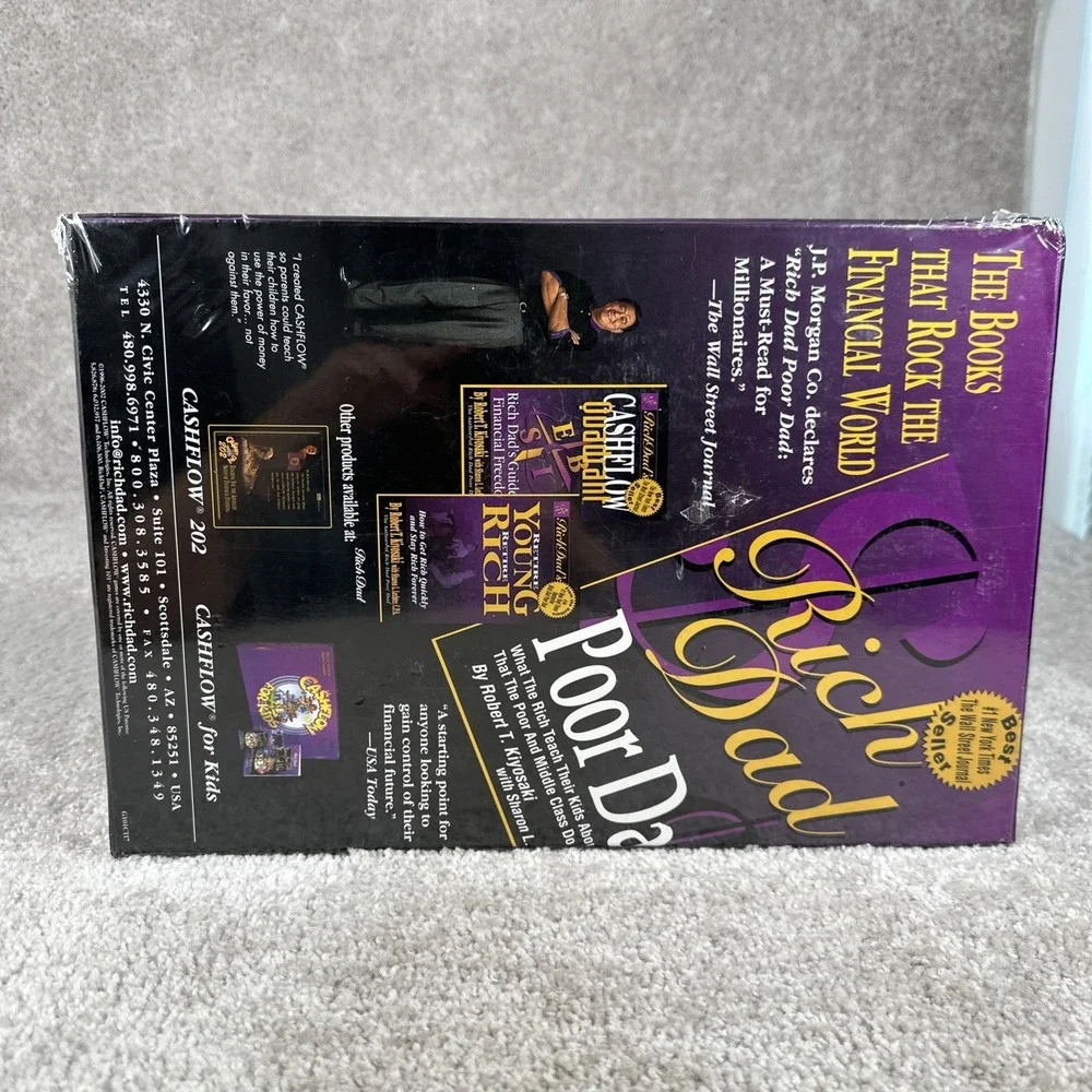 Cashflow Board Game How To Get Out Of The Rat Race Robert Kiyosaki Vintage 1996